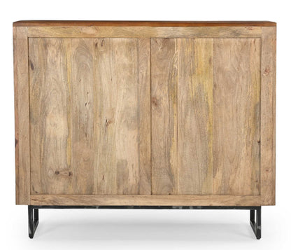 COWHIDE PATCHWORK CHEST OF DRAWERS