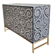 Mother of Pearl Enchanting Vine Sideboard With Drawers