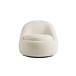 boucle swivel chair