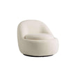 boucle swivel chair