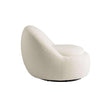 boucle swivel chair