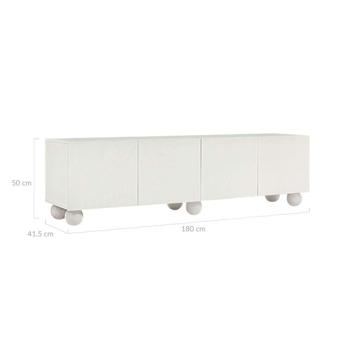 Ava Modern Design TV Unit - White