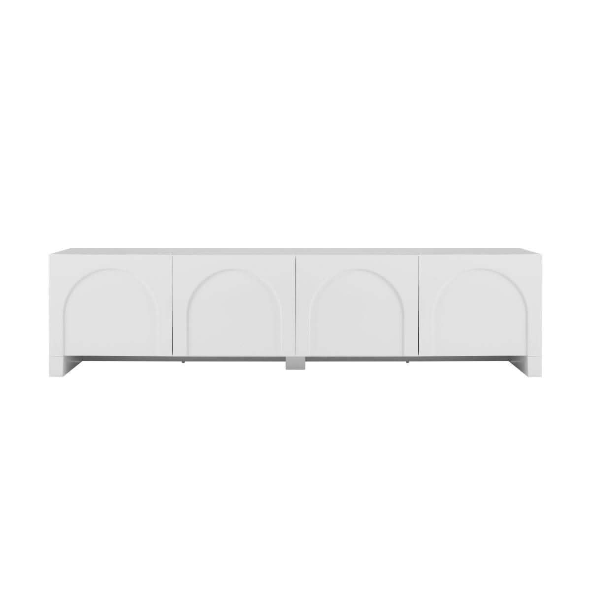 Dome Entertainment Center White TV Unit - 180cm