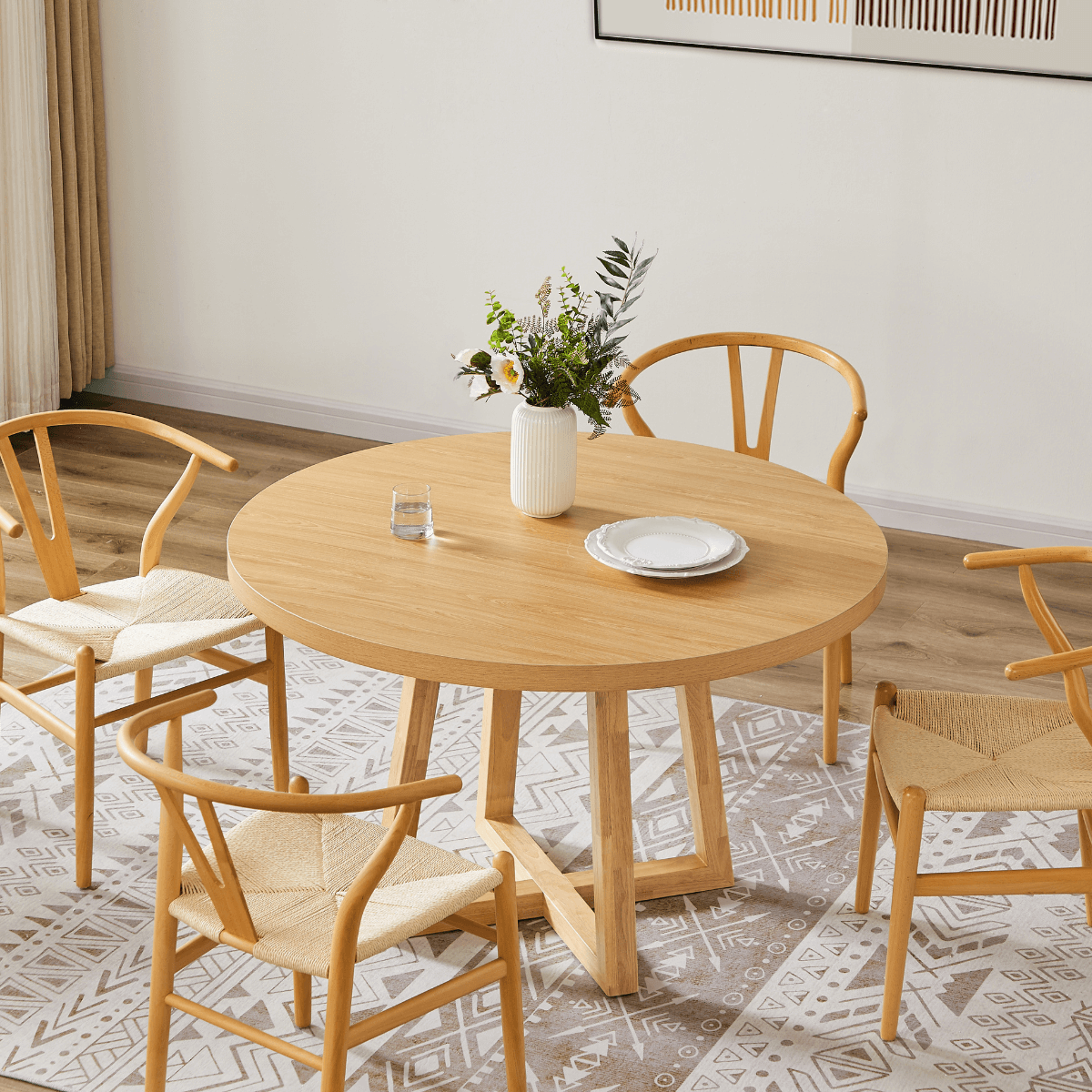 Harry Dining Table 4 Seater in Natural