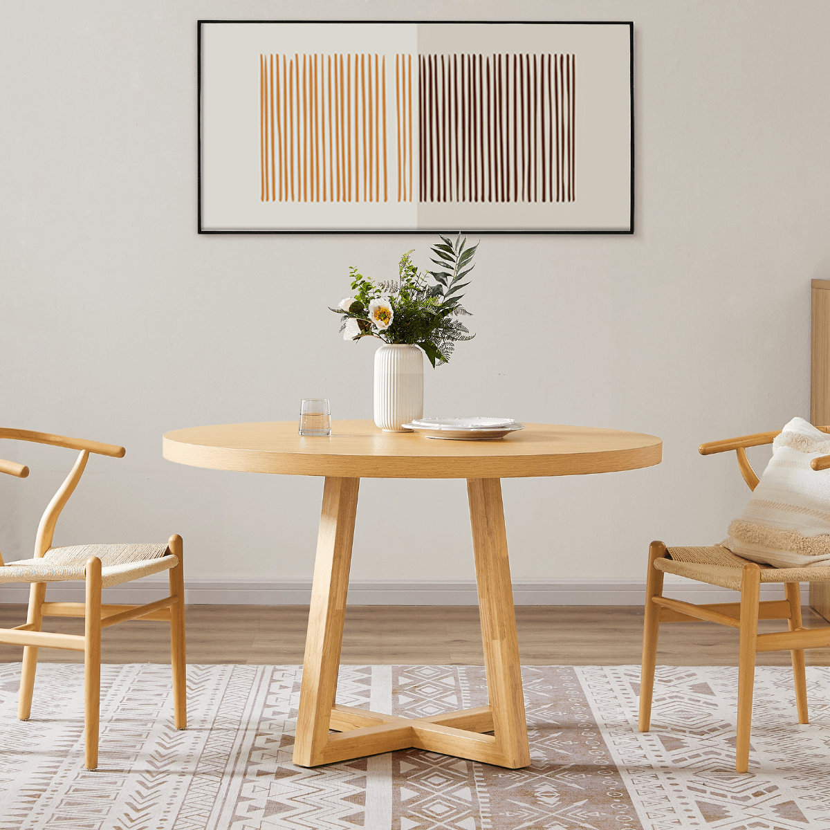 Harry Dining Table 4 Seater in Natural