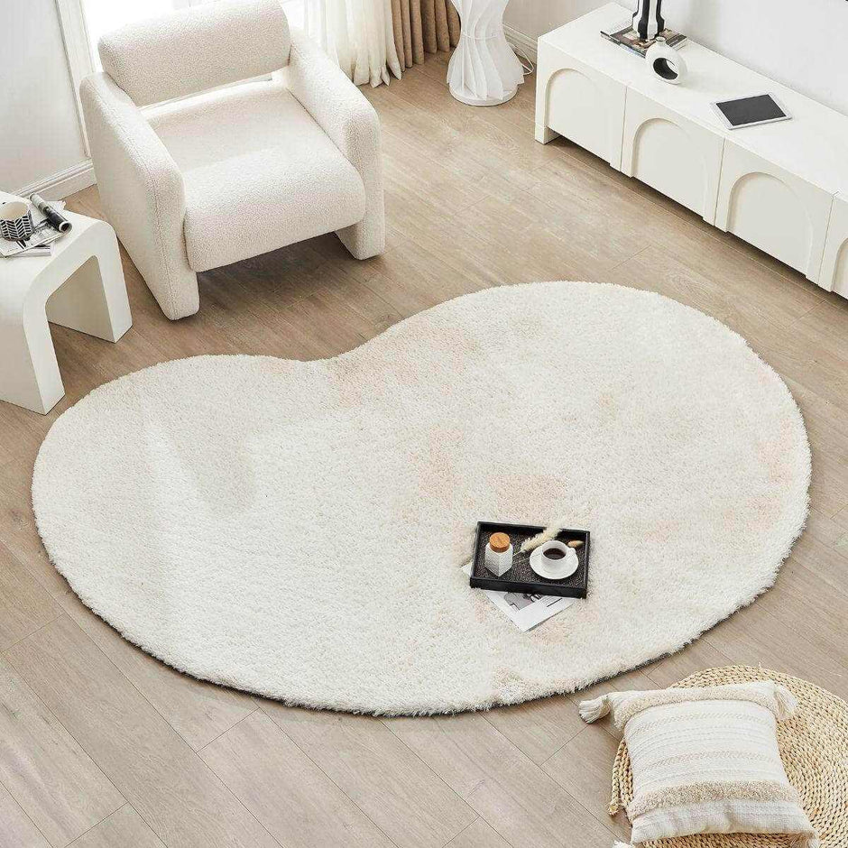 irregular shaped area rugs