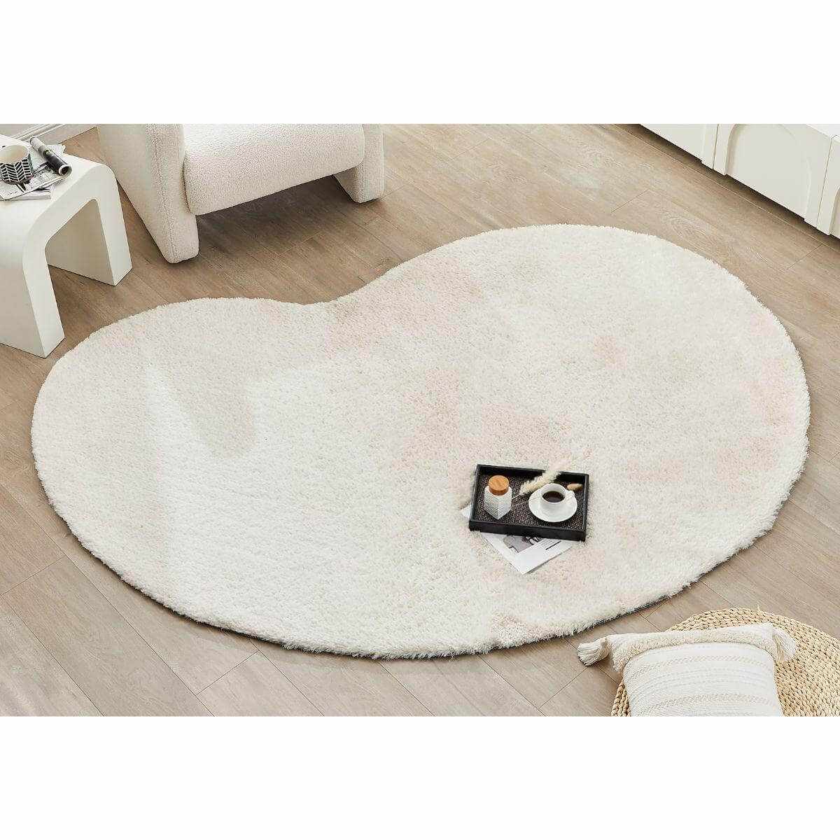 irregular shaped area rugs