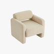 boucle armchair