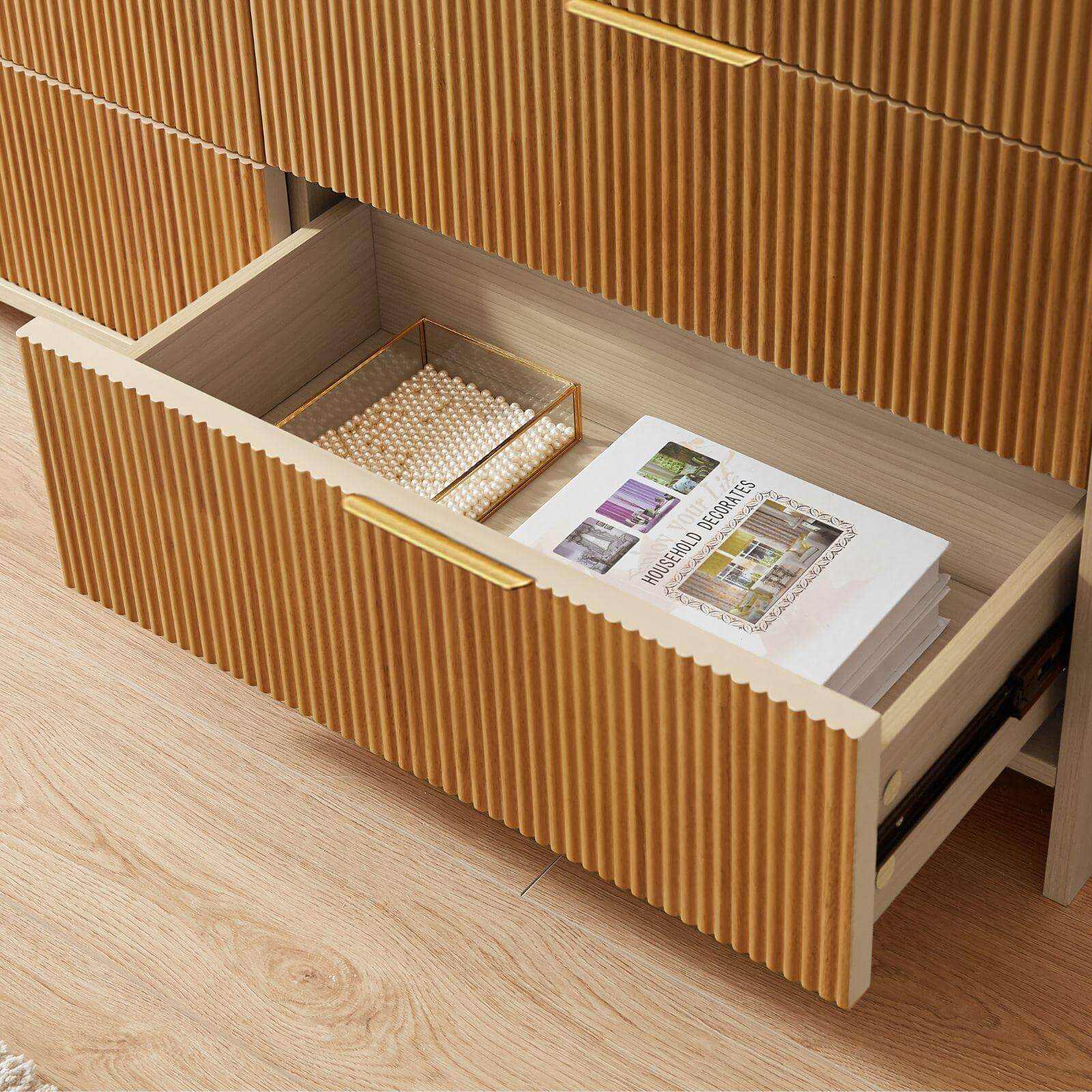 Misty Wood 6 Drawer Chest