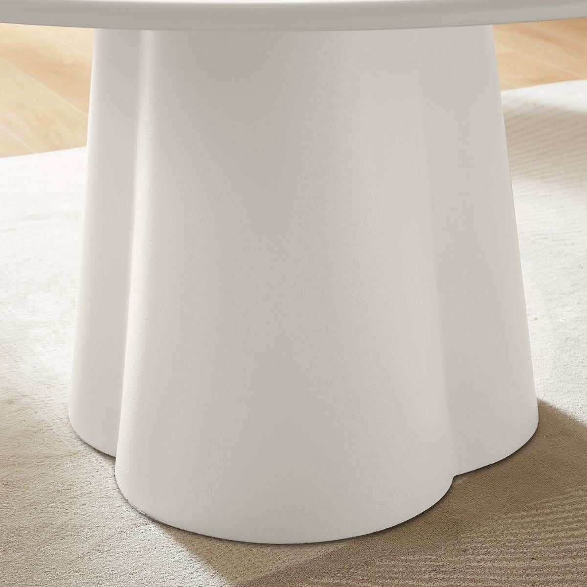Sora Round Dining Room Table - White