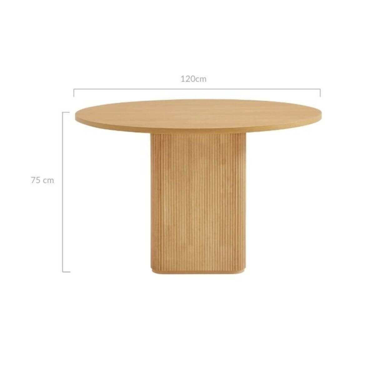 4 seater round table