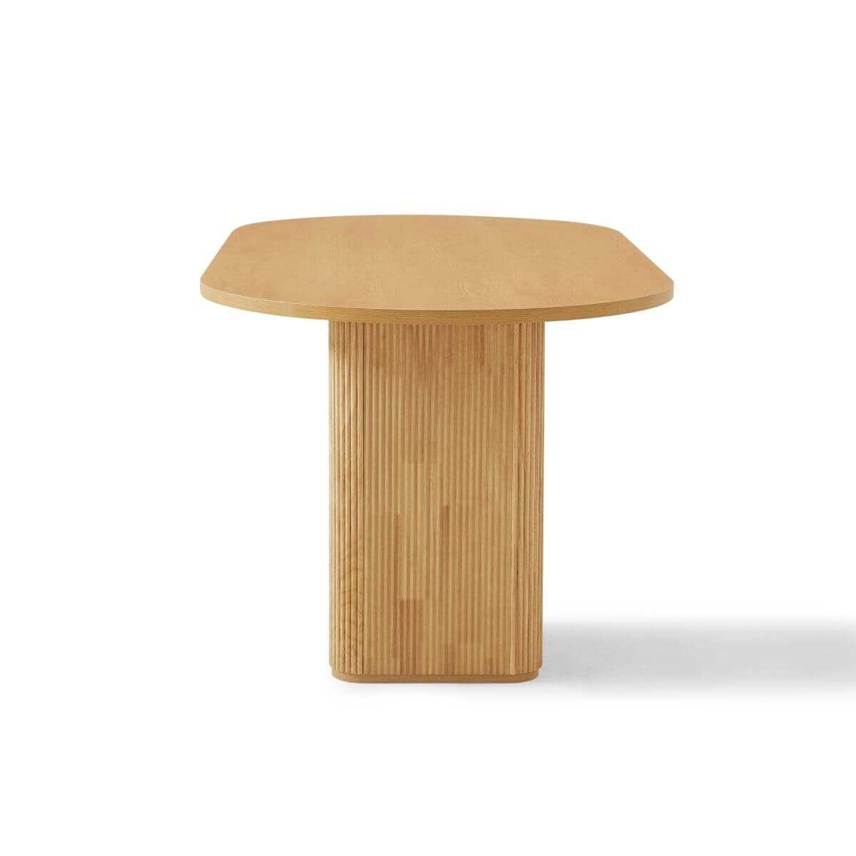Tate Column Round Dining Table for 6 - Natural