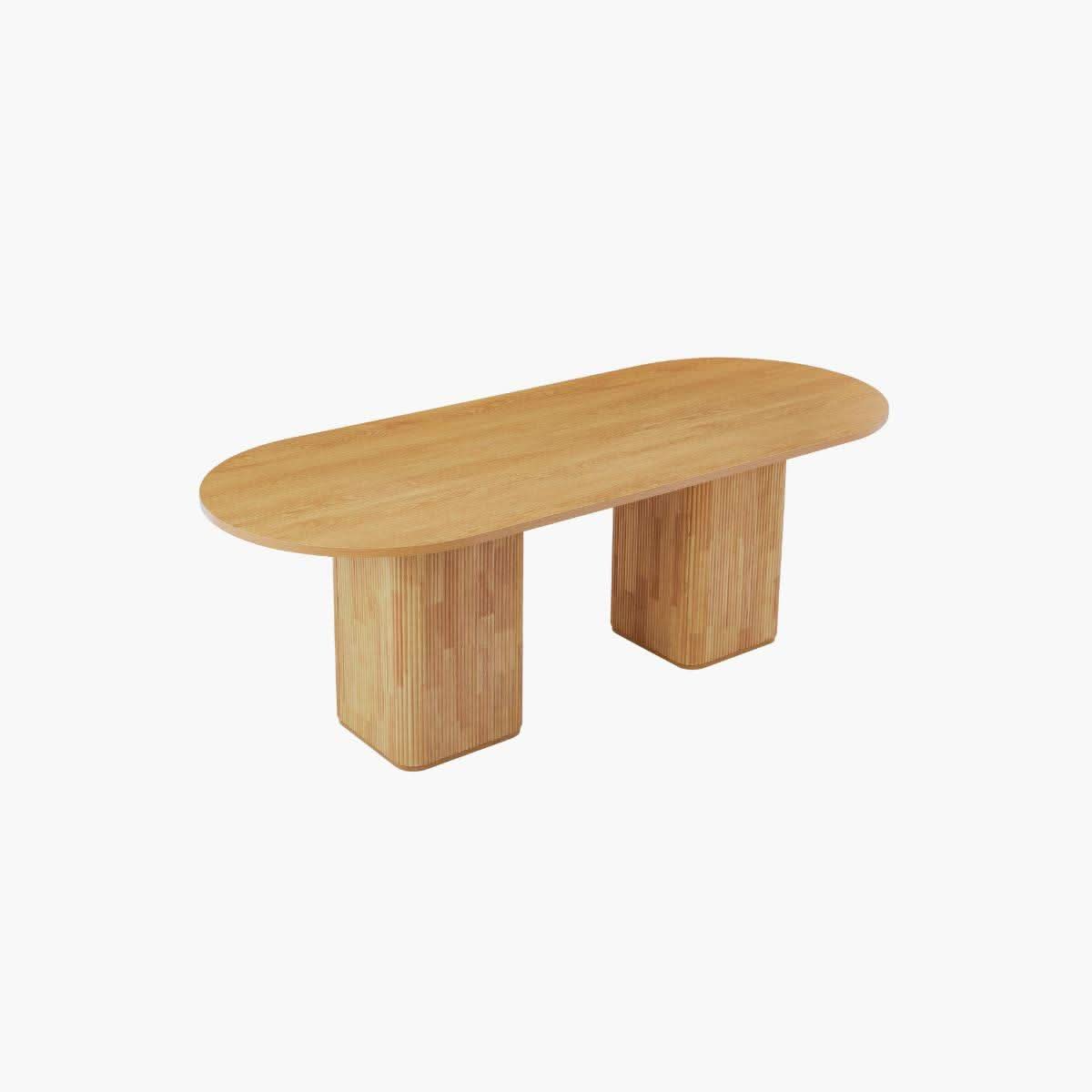 Tate 8 Seater Dining Table Natural