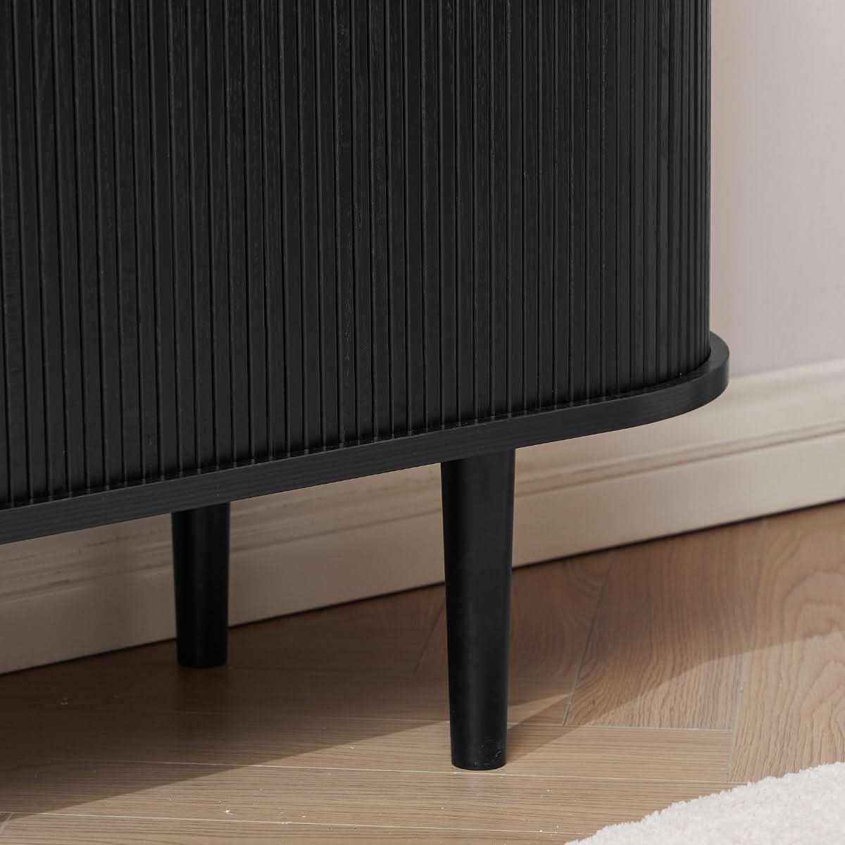 Tate 160cm Modern Sideboard Black