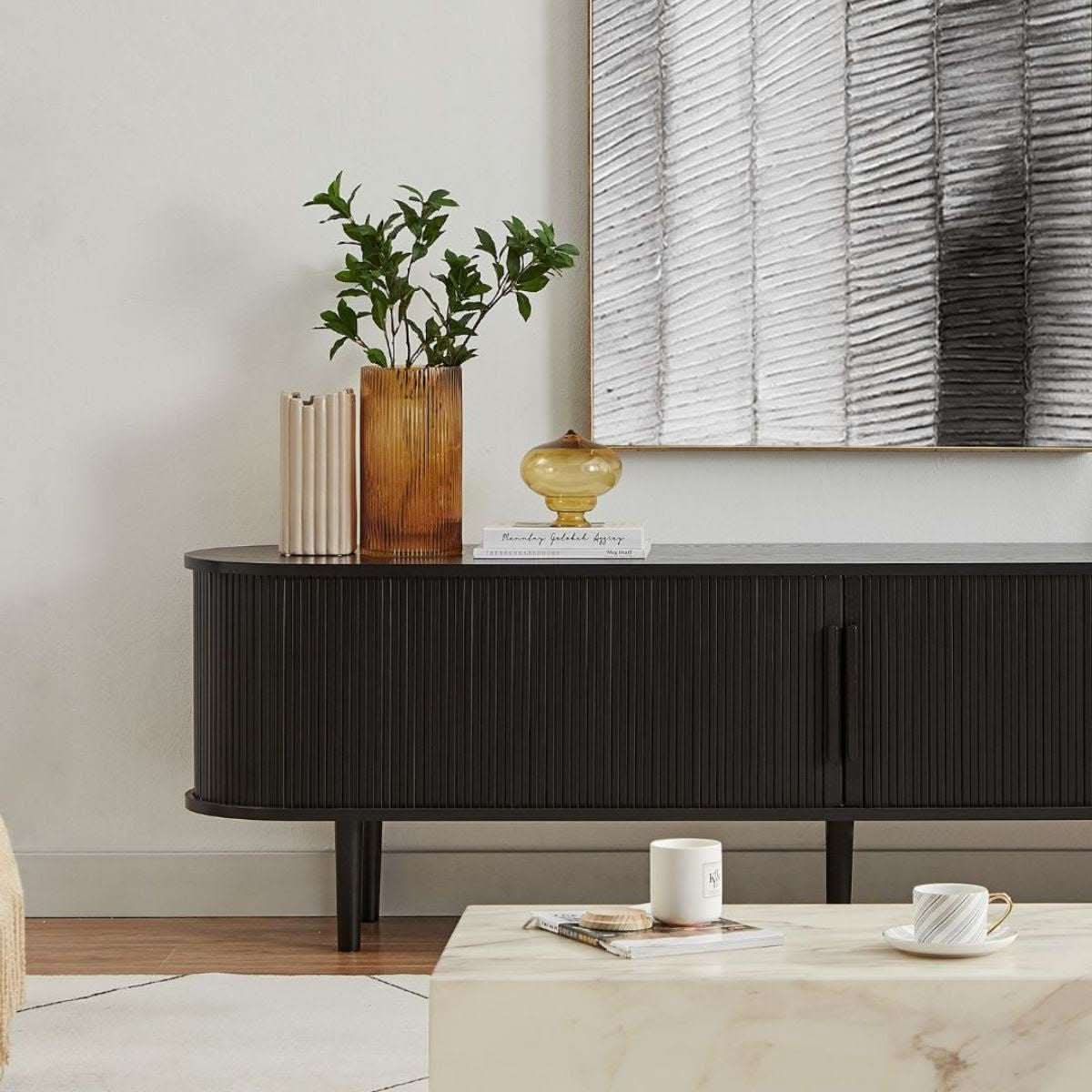 Tate TV Stand 200cm Black