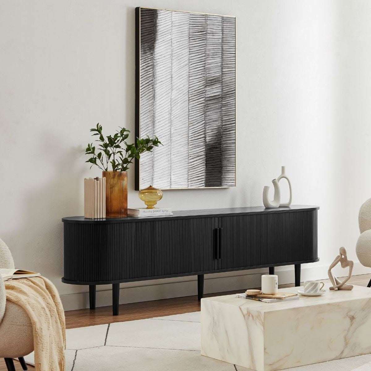 Tate TV Stand 200cm Black