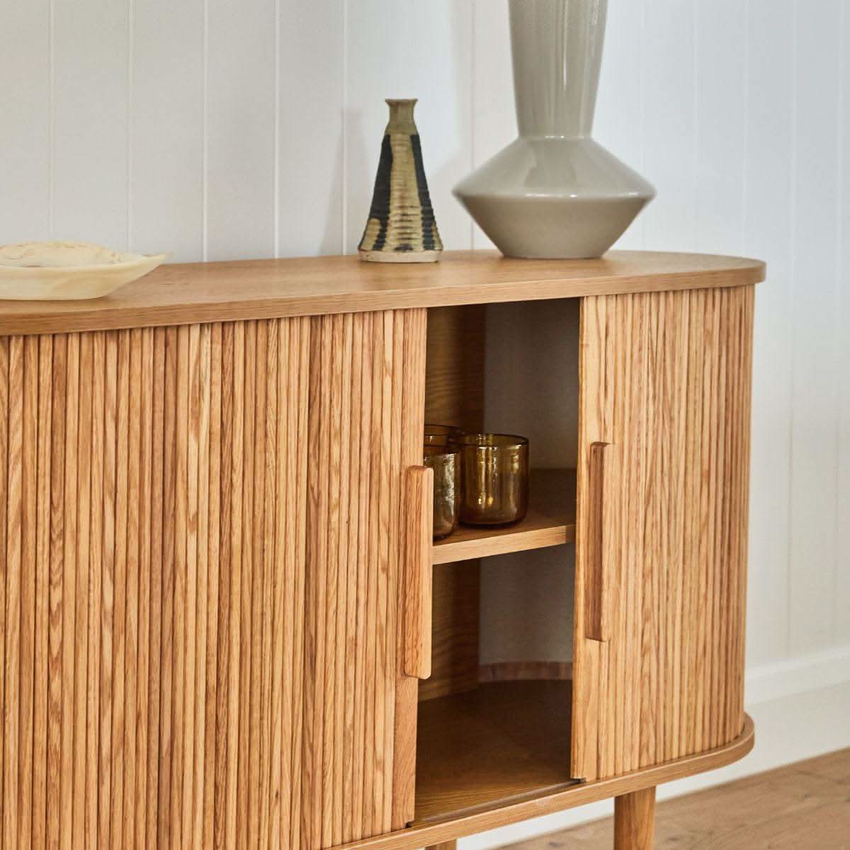 Tate 200cm Entertainment Unit - Natural