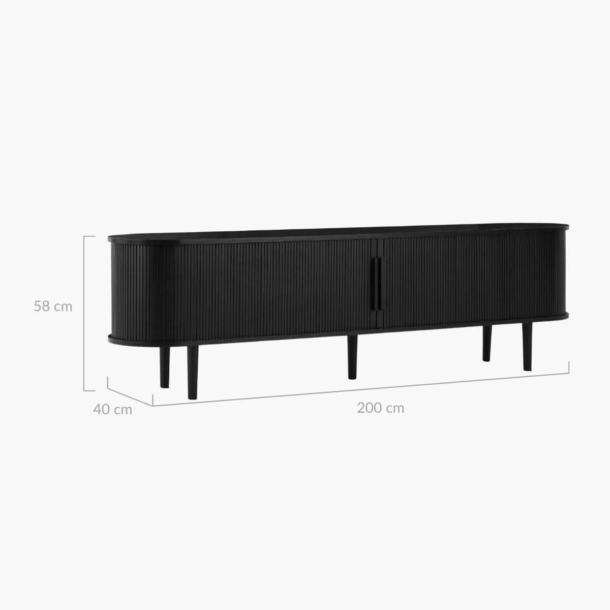 Tate 200cm Entertainment Unit - Natural