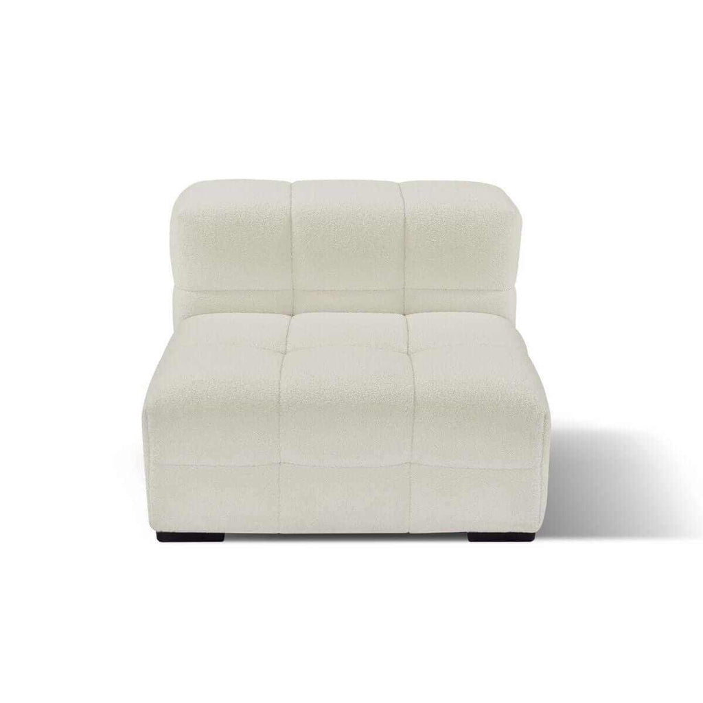 white boucle chair-Upinteriors