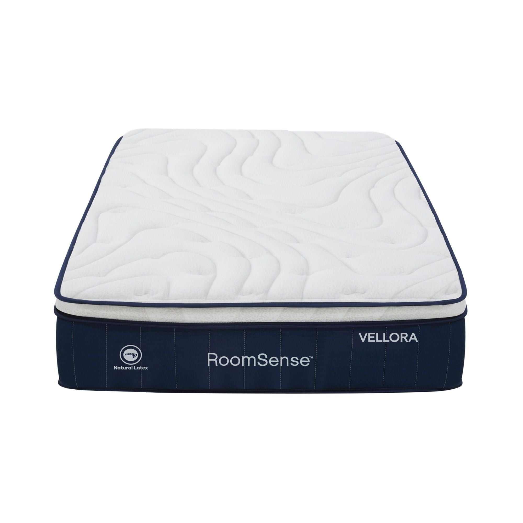 RoomSense King Mattress , 30cm Medium Firm Hybrid Mattress with Latex Lumbar Support for Back Pain Relief , Pocket Spring Mattress King Size in a Box