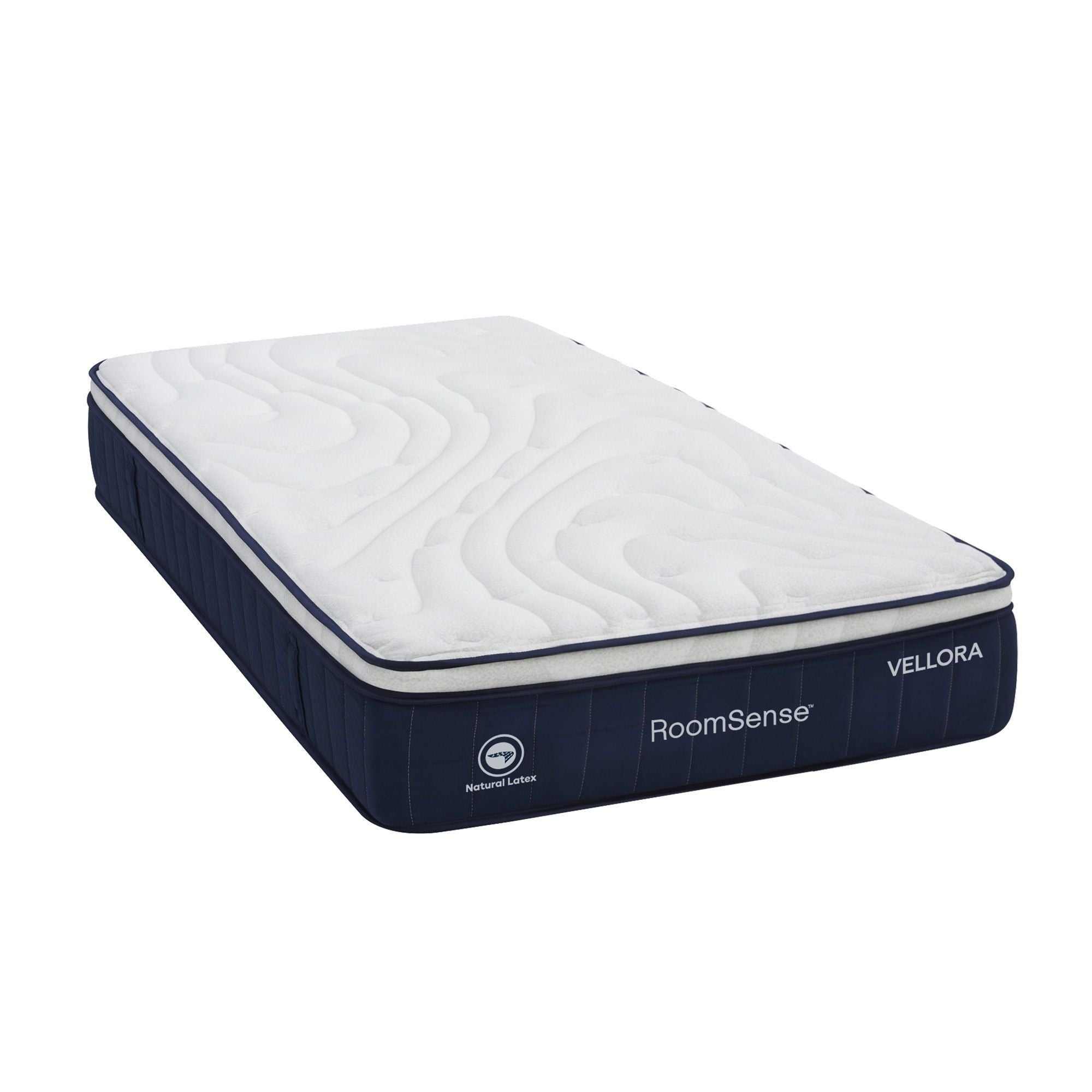 RoomSense King Mattress , 30cm Medium Firm Hybrid Mattress with Latex Lumbar Support for Back Pain Relief , Pocket Spring Mattress King Size in a Box