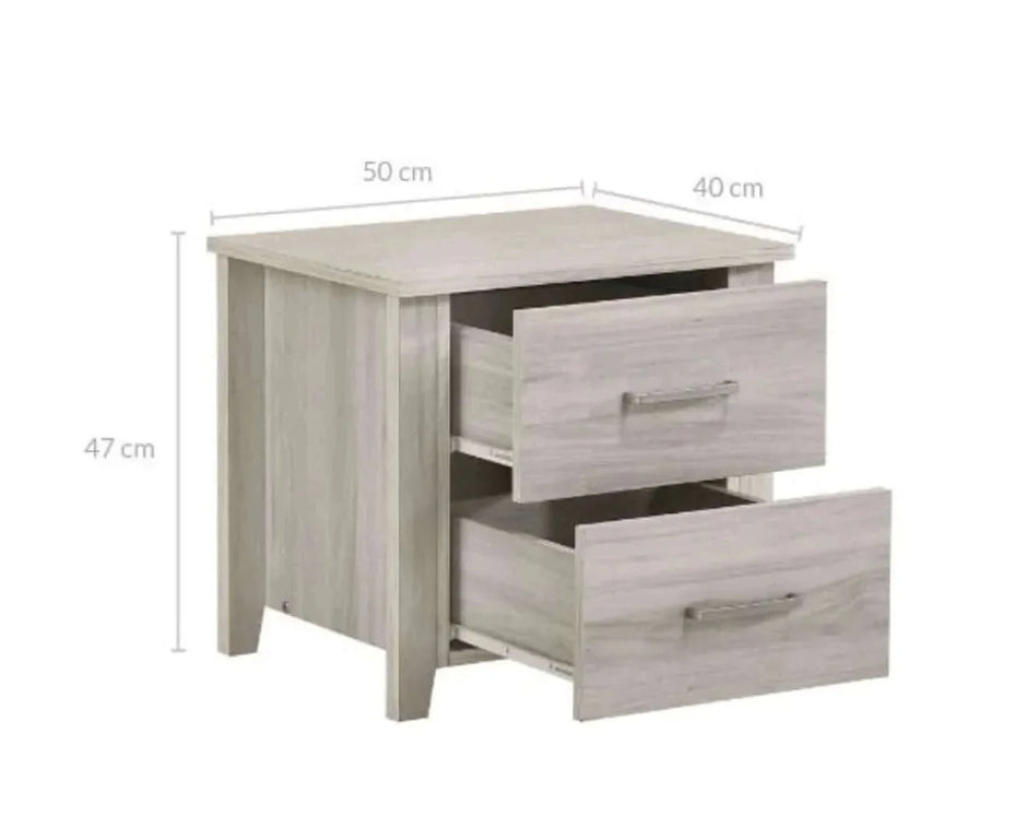 white oak Bedside Table