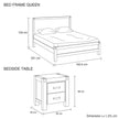 solid wood queen bedroom set