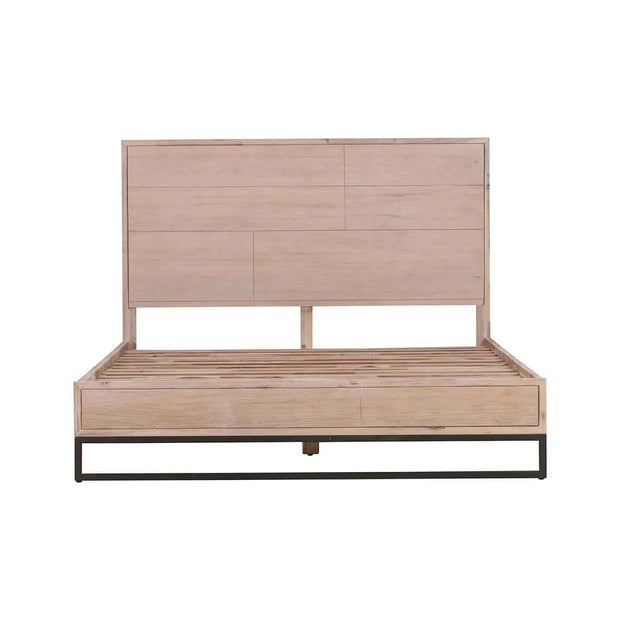 queen bed frame with nightstands