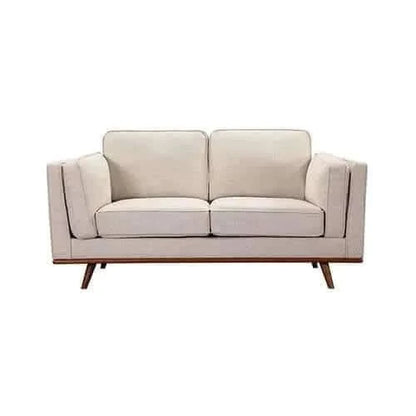 3+2+1 Seater Beige Fabric Living Room Couch Set