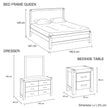 Solid Wood Queen Bed and Bedroom furniture