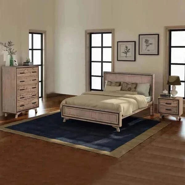 4 Pieces Bedroom Set King Size 