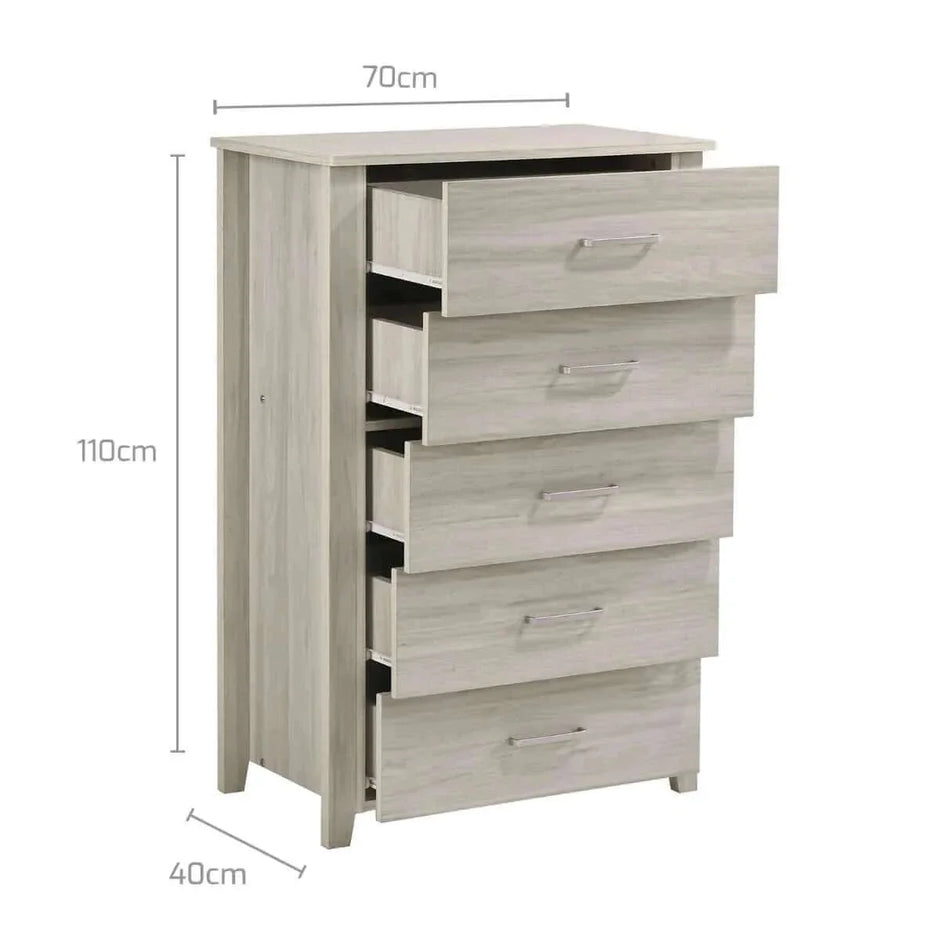 5 drawers chest 