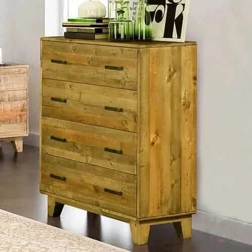5 Pieces Bedroom Furniture Double Size in Solid Wood Antique Design