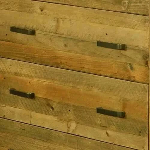 5 Pieces Bedroom Furniture Double Size in Solid Wood Antique Design