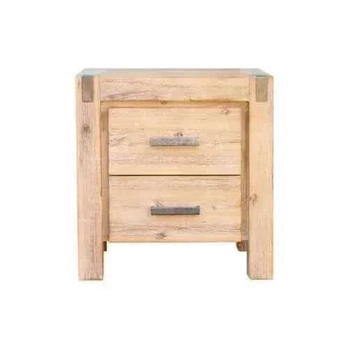 5 Pieces Solid Wood King Single Bed and Bedroom Set