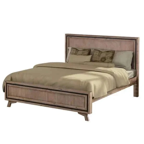 Wood king Bed and bedroom furniture