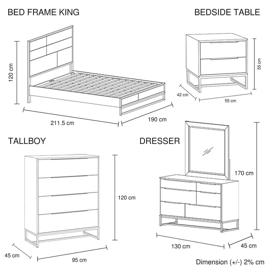 5 piece bedroom set