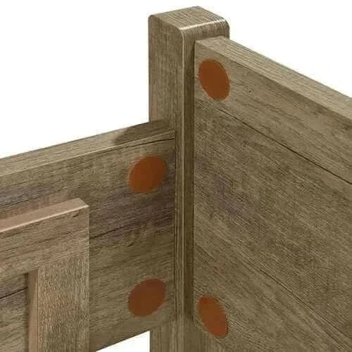 5 Pieces Double Size Bedroom Set Furniture Bed, Bedside Table, Tallboy