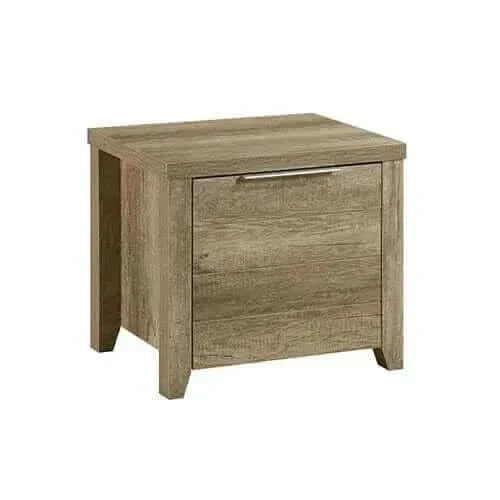 5 Pieces King Size Bedroom Set Natural Wood Oak Colour