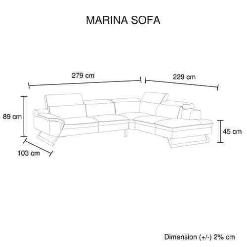 5 Seater Corner Sofa Couch