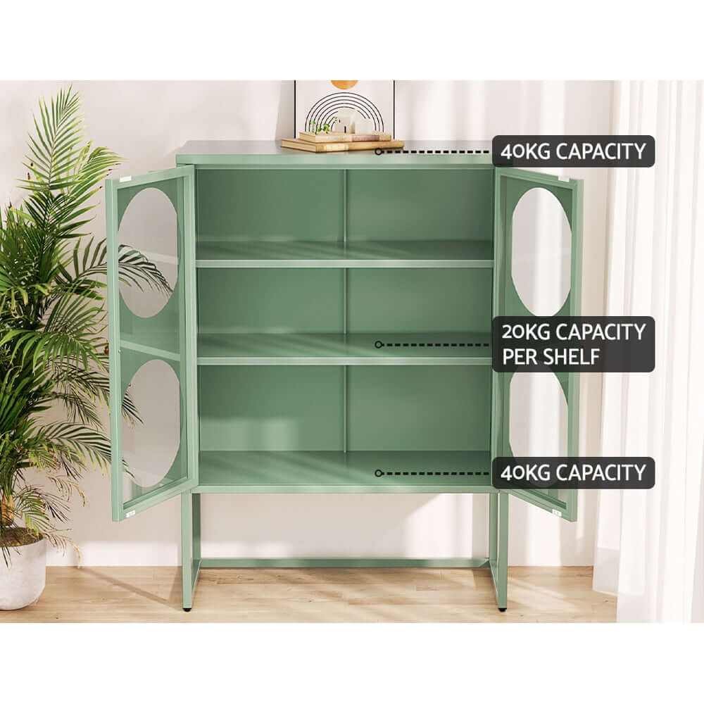 buffet sideboard Cabinet green