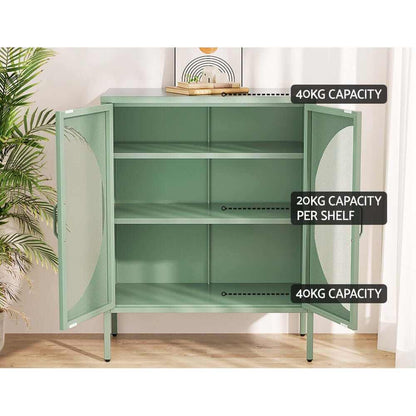 ArtissIn Metal Sideboard Buffet - ELSA Green