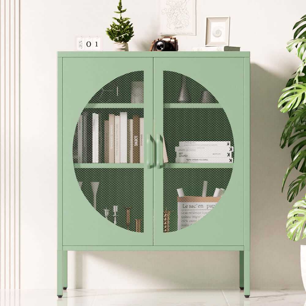 ArtissIn Metal Sideboard Buffet - ELSA Green