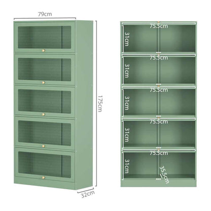 ArtissIn ELIA Modern Buffet Cupboard Mesh Doors Metal - Green