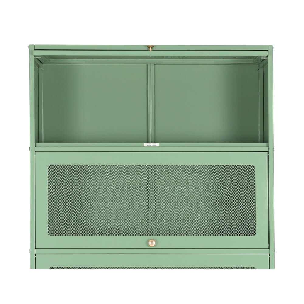 ArtissIn ELIA Modern Buffet Cupboard Mesh Doors Metal - Green