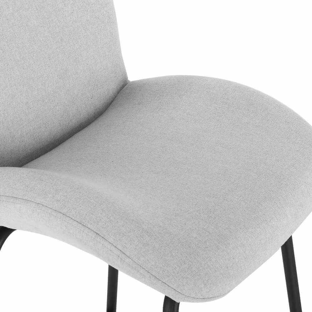 Baxley 2x Bar Stool Upholstered Seat Metal