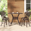 Outdoor Dining Set 5 Piece Aluminum 