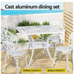 aluminium outdoor dining table