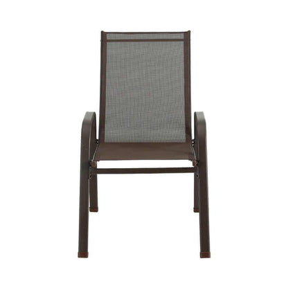 Gardeon 6PC Stackable Outdoor Dining Chairs - Brown