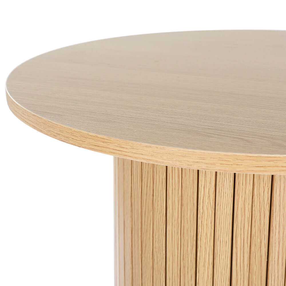 PIIA Coffee Table Round Fluted Base